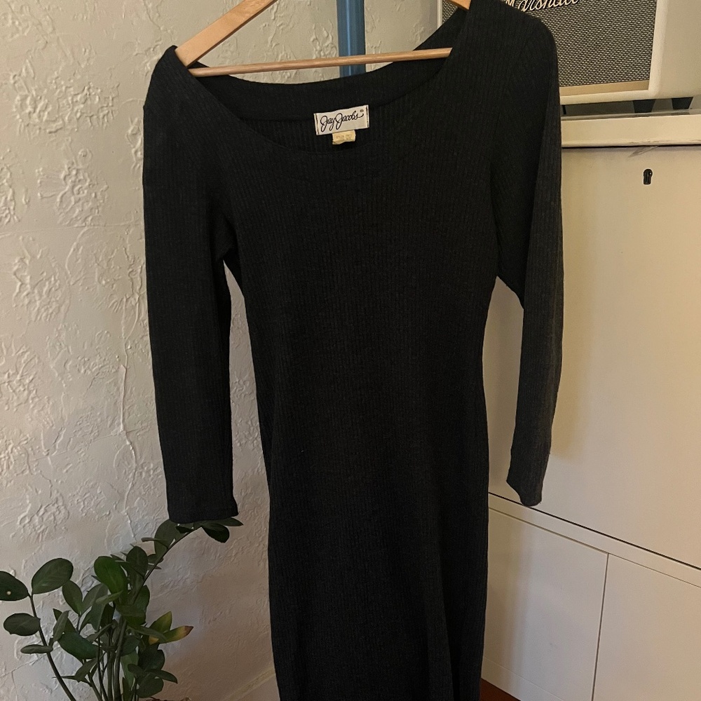 Grey Knit Dress